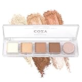 Profusion Cosmetics Mini Essentials 5 Shades Eyeshadow Palette Features Richly Pigmented Colors with Travel-Friendly Design and Crease-Free Formula - Cozy