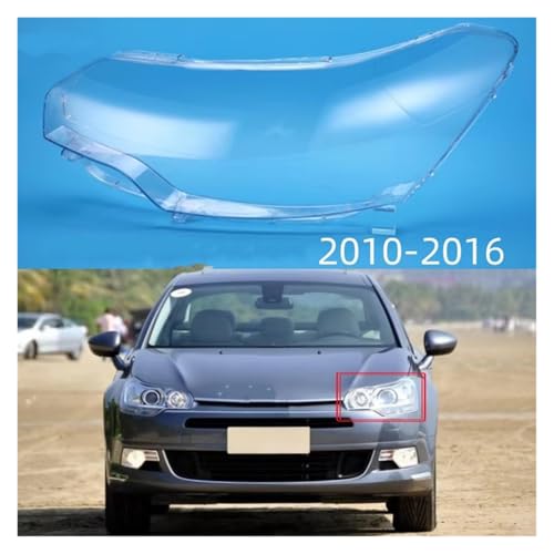Lentille de phare transparente pour Citroën C5 en matériau PC durable