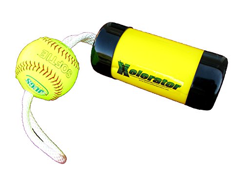 The Ultimate Xelerator Fastpitch Softball Pitching Trainer and Warm Up Tool with 12