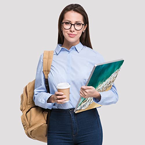 Aimsa Laptop Skin Sticker Decal, 12 13 13.3 14 15 15.4 15.6 Inch Laptop Art Decal Protector Notebook Netbook Pc 15.6" Universal Vinyl Cover, Sea Beach #TOP5