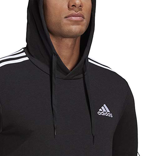 Adidas Essentials sweatshirt à capuche homme 3 bandes molleton éponge