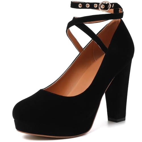 Image of Mostrin Fashion Vintage Womens Small Bowtie Platform Pumps Ladies Sexy High Heeled Shoes