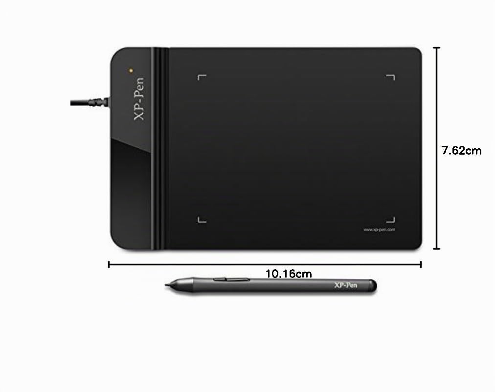 XP-PEN G430S Tableta Gráfica Dibujo Digital Ultra Delgada 4 x 3 Pulgada para OSU, Tableta Digitalizadora Portátil para Dibujar Profesional 8192 Niveles de Presión