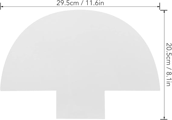 Handbag Sewing Template, Reusable Smoothing Surfaces Acrylic Basket Bag Pattern Template for DIY Bag