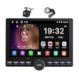 ATOTOZONE AC-44F8 Orologio Funzione Volante Stile Bracciale, per A5LG110PT-S01, 10,1" FlexView Android Autoradio con Schermo Futtuante Adattivo per 1DIN & 2DIN, ChatGPT AI Stereo Auto CarPlay
