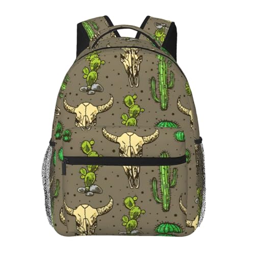 Mochila básica de cactus para viajes y vacaciones de verano en la playa