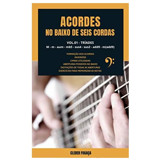 Acordes No Baixo de Seis Cordas vol01: Tríades | M - m - aum - dim - sus4 - sus2 - add9 - m(add9)