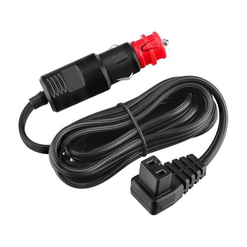 Image of Efillooc 12V-24V DC Power Cord Compatible with Compatible with Alpicool, Bodega, Euhomy, BougeRV, ARB, Dometic, ICECO, Setpower, JoyTutus Portable Car Fridge Cooler Refrigerator (Fridge Cable RED)