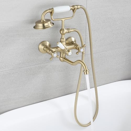 Douche murale eau chaude et froide orientable 360° pour rénover votre bain