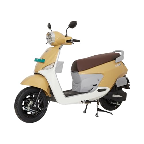 Image of C12i Max 3.0 Electric Scooter | 123 km Range | Charging Time 6-6.30 hrs | Removable Lithium-ion Battery with 5 Years / 75,000 km Warranty | Colour: Glossy Beige (Ex-showroom)