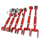 Spec-D Tuning Front Ball Joint + Rear Camber Control Arm Toe Kit Compatible with Honda Accord Tsx Tl 2008-2013