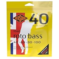 Rotosound Electric Bass Strings Roto Bass, Made in UK Nickel-plated version of the Swing Bass strings WITHOUT silk winding at the ends of the strings. cheap quality strings Long scale (34"/860mm) - also suitable up to medium (32"/810mm) Rotosound str...
