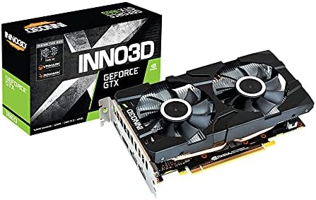 Inno3D GeForce GTX 1660 Super Twin X2 6GB GDDR6 Graphics Card 3xDP/HDMI, N166S2-06D6-1712VA15L