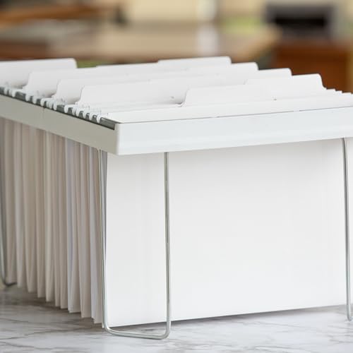 Smead Hanging File Folders, 20-Pack, Letter Size, 1/3-Cut Built-in Reinforced FasTab, White, No-Insert Filing for Home Office, School and Business Document Organization by Smead - Image 6
