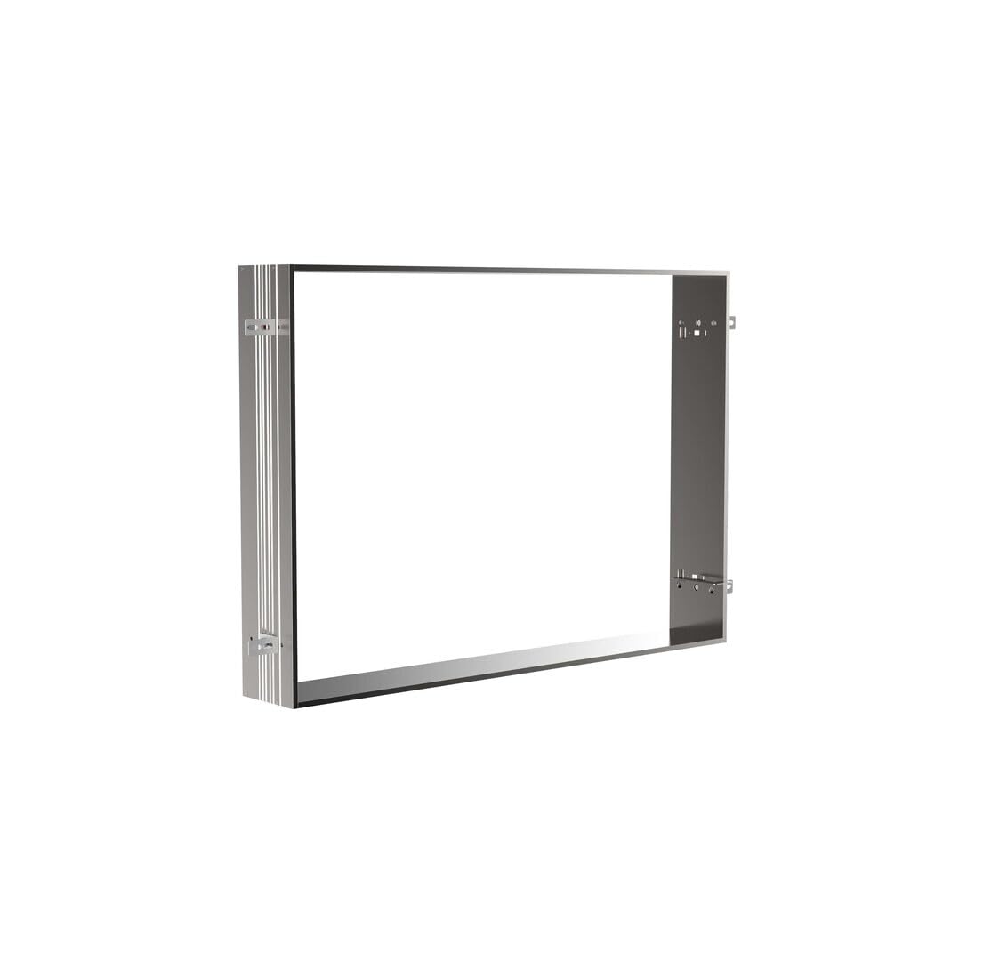 Emco asis Prime LED Light Mirror Cabinet Mounting Frame for 9497 05 x 12, Aluminium, Normal
