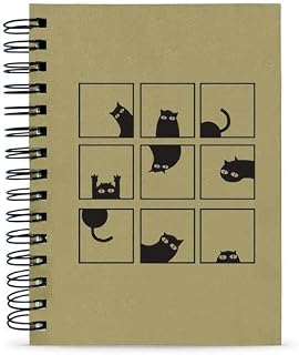 Planner Semanal Gatices Capa Dura 156 Folhas A5 21x15cm