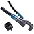 Muzata Custom Hydraulic Hand Crimper Tool for Stainless Steel Cable Railing Fittings for 1/8" Cable Rope –Wire Swaging Kit-45Ton-Upgrade Version CR09,Series CT1
