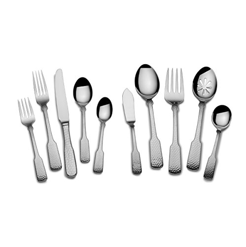 Towle Hammersmith 45-Piece 18/10 Stainless Steel Flatware Set With Hostess Serveware, Service For 8 #TOP1