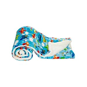 Mee Mee Soft Double Layer Baby Blanket (Blue) (390.0mm L X 90.0mm W)
