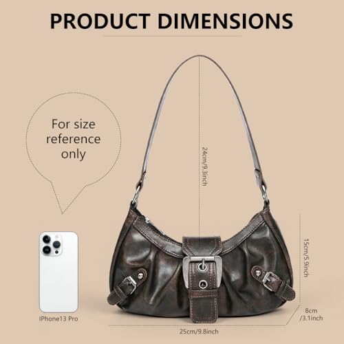 PALAY brown pu leather shoulder bag – image 2
