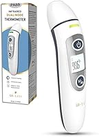 Thermometer for Adults, Digital Ear and Forehead Infrared Thermometer for Fever, Indoor and Outdoor Use with Accurate...