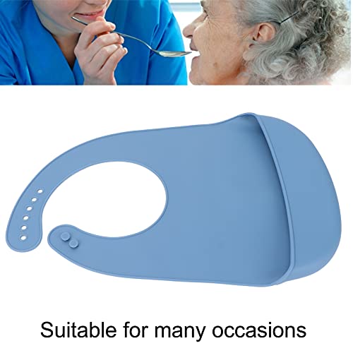Babador Adulto, Babador Adulto Sênior, Protetor De Roupas De Silicone À Prova D'Água, Babador De Co