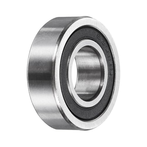 uxcell 12268-2RS Non-Standard Ball Bearings 12mm ID x 26mm OD x 8mm Thickness Bearings Double Rubber Sealed Chrome Steel Bearing for Industrial Machinery