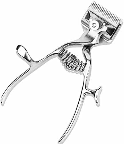 1 Pcs Old Fashion Manual Clipper Haircut Hand Push Low Noise Non-Electric Hair Cutter by Team-Management