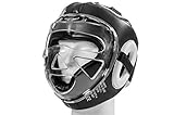 Casque MMA avec visière en polycarbonate.