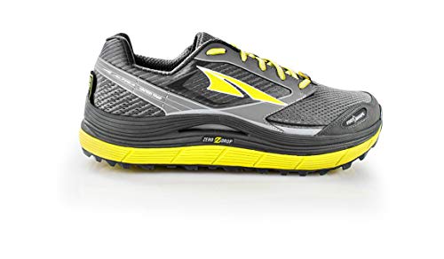 Altra Men's Olympus 2.5 Running-Shoe, Gray/Lime, 9