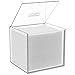 CLEAN SKIN CLUB Clear Acrylic Box for Clean Towels XL (NOT Included), Container For 50 Disposable Clean Towels XL, Face Towelettes Bathroom Counter Storage, Bin for Cleansing Facial Dry Wipes