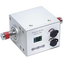 Torque Sensor 0.2N.m Dynamic Torque Transducer, DC24V Torque Speed Measuring Instrument, Torque Power Tester, Force Measuring Test0.2N.m