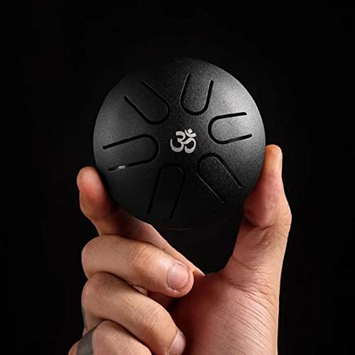 Mini Micro Tongue Drum, 6 Tone Steel Tongue Drum, Percussion Hand Drum With Bag Music Book Mallet Finger Picks, Tone Is Accurate And Sound, For Music Education Parent-Child Games #TOP1