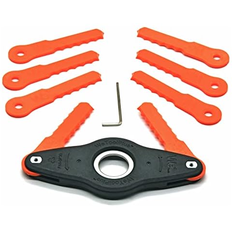 WETOOLPLUS Trimmer Head with Replacement Blade Fit Sun Joe SB601RB Replacement Trimmer Blade, Compatible with SB600E, SB601E & SB602E Cover