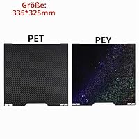 YUYUEMI 1 x PEI-Federstahl für Bambu Lab H2C 3D-Druckerbett, magnetisch, PEI/PEO/PEY, doppelseitige Druckplatte (PET + PEY) – Ansicht 2