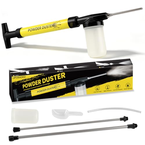 Diatomaceous Earth Powder Duster with 4FT Telescopic Pump