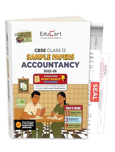 Image of Educart CBSE Sample Paper Class 12 2025-26 - Accountancy (Based on latest CBSE Sample Papers Released on 30-07-25) For 2026 Board Exam