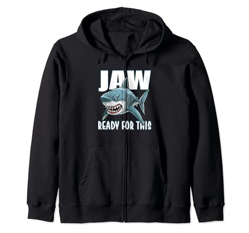 Jaw Ready For This Whale Shark Gifts Great Whites Apparel Sudadera con Capucha