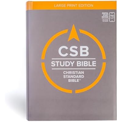 CSB Study Bible, Large Print Edition, Hardcover