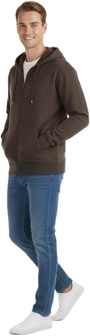 LIME TREE Classic Heavyweight Zipper Hoodie - Image 4