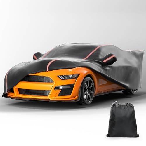 JOYTUTUS Car Cover for 1994-2026 Mustang GT Shelby & 2010-2026 Camaro SS RS