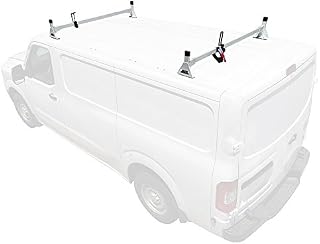 H1 2 Bar Low Profile Ladder roof Rack for Nissan NV Cargo Van