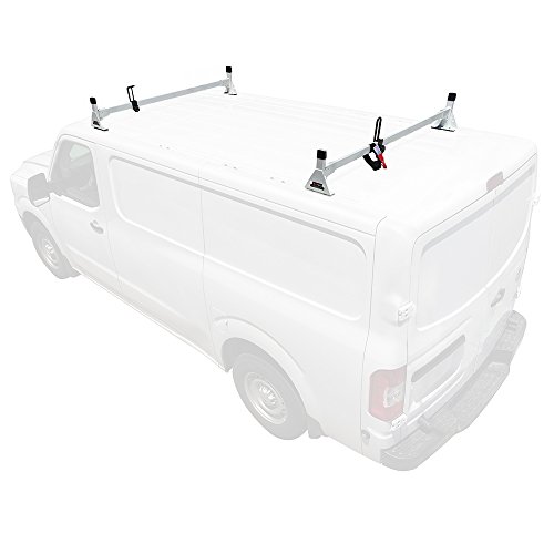 H1 2 Bar Low Profile Ladder roof Rack for Nissan NV Cargo Van