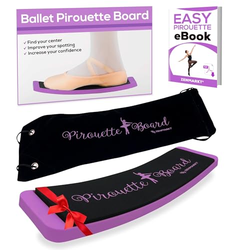 Ballet Spin Turn Board for Dance - Pirouette Board for Figure Skating - Training Equipment for Dancers - Make Your Turns, Pirouette and Balance Better - Training Practicing Tool Releve Platform