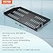VEVOR 2PCS 1U Server Rack Shelf, Universal Vented Rack Mount Cantilever Tray for 19 inch Network Equipment Rack & Cabinet, 10