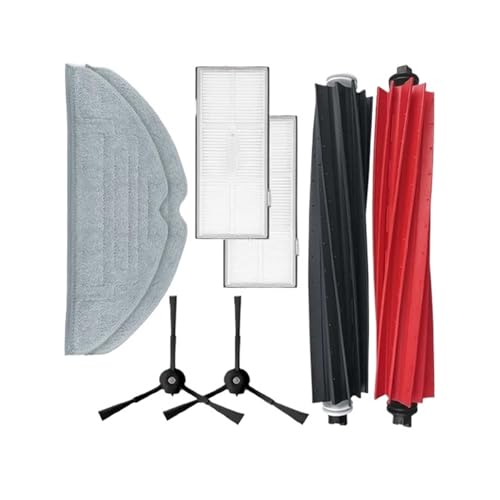 Vacuum Cleaner Main Side Brush Mop Cloth Efficient Air Filter Dust Bag Replacement Parts Compatible For S8 Pro Ultra S8+(Set 10)