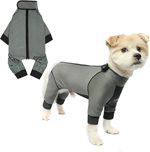 Scenereal Dog Recovery Suit, Dog Shirt Anxiety Vest For Prevent Licking Wound Protection, Dog Suit For Surgery Recovery, Dog Pajamas For Small Medium Puppies Waterproof Fast Drying #TOP11