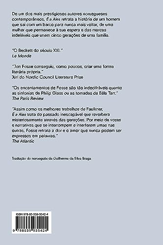 É a Ales – Autor vencedor do Nobel de literatura 2023