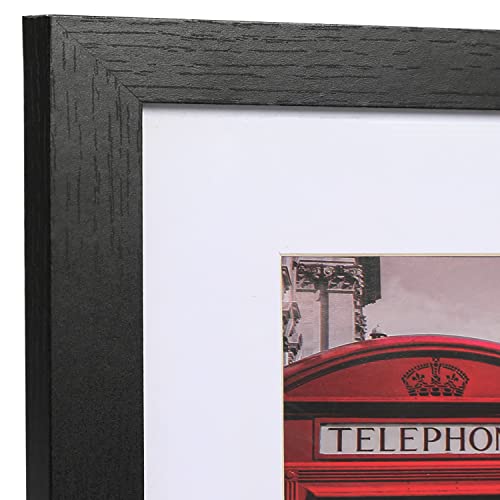 Pealsn 5X7 Picture Frame Set Of 6, Display Pictures 4X6 With Mat Or 5X7 Without Mat For Wall Mounting Or Table Top Display, Photo Frames Collage For Wall Decor, Black Woodgrain. #TOP7