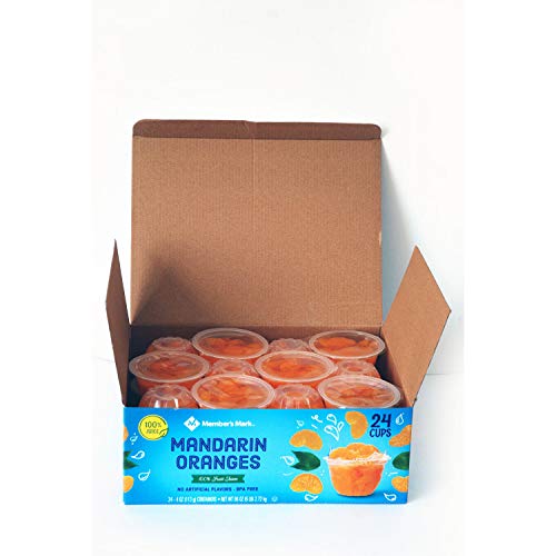 2 Pack Mandarin Oranges In Fruit Juice, 4 Ounce Cups (24 Count Per Pack) #TOP4